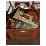 Crate of Collectible Books