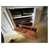 Several Vintage Briefcases and Miscellaneous