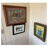 3 Framed Artworks