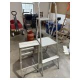 2 Aluminum Step Ladders