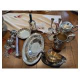 Lot of Silver Plate and Miscellaneous