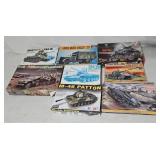 Vintage Military Tank and Truck Model Kits