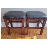 Leather Top Stools