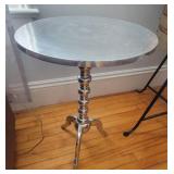 Silver Metal Side Tables