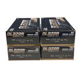 Blazer 9mm Luger 124 gr. FMJ Ammo