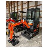 2024 AGT QH13R Mini Excavator with Cab-NEW