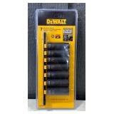 DeWalt 6 Point 1/2" Drive Deep Impact Socket Kit - NEW