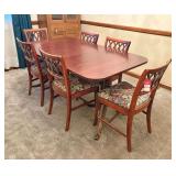 Vintage Duncan-Phyfe Dining Room Suite