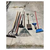 Assorted outdoor tools