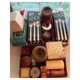 Large lot of assorted candles