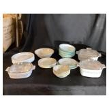 Assorted corelle dishes