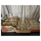 Large lot of mason jars