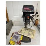 Craftsman 8 in. drill press and gloves