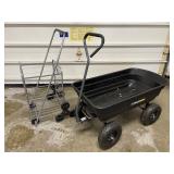 Lawn cart and indoor cart