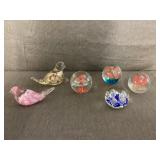 Assorted paperweights