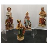 Set of 4 Homco Figurines