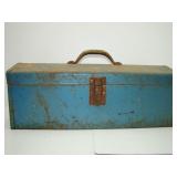 Blue Metal Tool Box