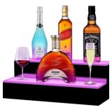 LED Lighted Liquor Bottle Display Shelf