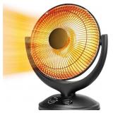 R.W.FLAME Radiant Electric Space Heater with Therm