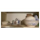 Assorted Collection of Large Stoneware Bowls and