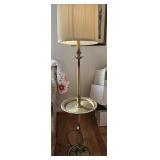 Unique floor lamp w/ shelf surface. Functional