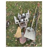 Scoop Shovel, pitch fork, round bottom shovels,