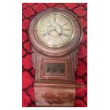 Old Wooden Wall Clock, Needs Repaired