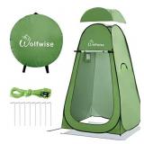 WolfWise Pop Up Privacy Shower Tent Portable Outdo