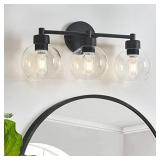 Bathroom Light Fixtures, Matte Black Vanity Light