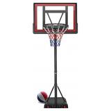 Basketball Hoop Outdoor for Kids Portable Adjustab