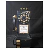 Metal vintage telephone. Decorative only.