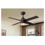 Fulwo 42" Ceiling Fans with Lights and Remote Con