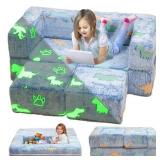 furlinkhm Modular Kids Play Couch,Glow in The Dark