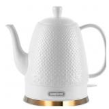 LONGSEED Ceramic Electric Kettle with Fine Mesh In