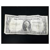 Orange Back $1 Bill