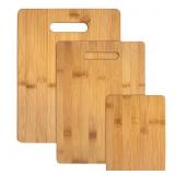 Totally Bamboo 3-Piece Bamboo Cutting Board Set; 3