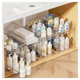 Vtopmart 4 Pack Bathroom Storage Organizer, 2 Tier