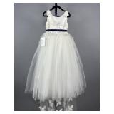 Rosebuds 5134 Sz 4 Flower Girl Dress - Ivory w