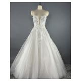 Allure Romance 3550 -Sz 12 Wedding Gown Dress -