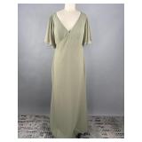 Christina Wu Bridesmaid Dress Size 12 Color Sage