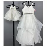 Rosebuds 5132 Sz 4 Flower Girl Dress - Ivory w