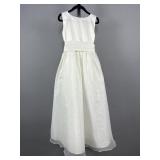 Rosebuds Sz 6 Flower Girl Dress - Ivory w