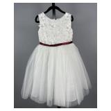 Rosebuds 5135 Sz 6 Flower Girl Dress - Ivory w