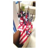 Lot of Classroom-sized American Flags