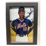 George Foster autographed 100% authentic 4 x 6