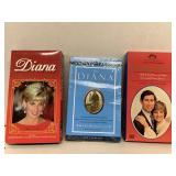 Princess Diana VHS cassettes and cassette tape