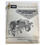 Ford front mounted cultivator and attachment guide