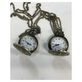 Quartz pocket watches with liberty covers