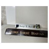 George BRATTAIN nameplates