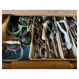 Kitchen utensils contents of drawer